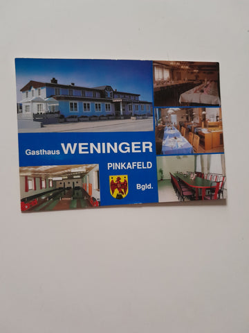 AK Pinkafeld. Gasthaus Weninger. Wiener Straße 51.