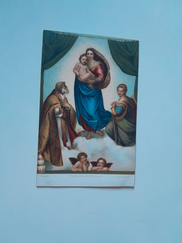 AK Die Sixtinische Madonna. (Raffaello Santi, Dresden)