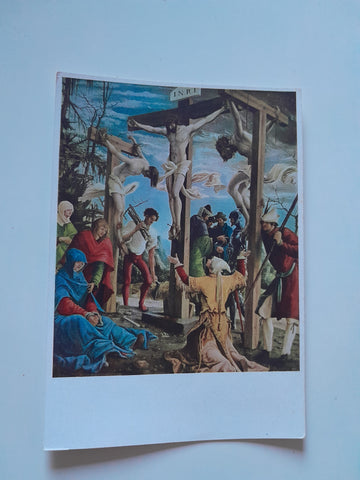 AK Albrecht Altdorfer. Kreuzigung Christi. (Stift St. Florian, Passionsaltar)