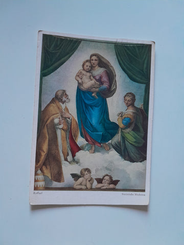 AK Raffael Sixtinische Madonna.