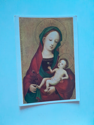 AK Madonna mit der Erbsenblüte. Meister der Hl. Veronika.