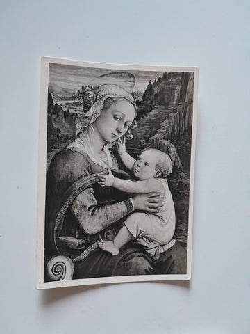 AK Fra Filippo Lippi Maria mit dem Kinde. Bayerische Staatsgemäldesammlungen München.