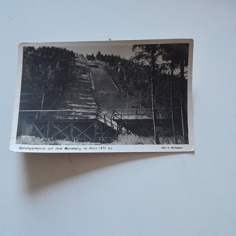 AK Sprungschanze auf dem Wurmberg im Harz.