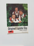 Autogrammkarte Original Ligister Trio. Ewald Münzer.