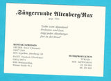 Autogrammkarte Sängerrunde Altenberg/Rax.