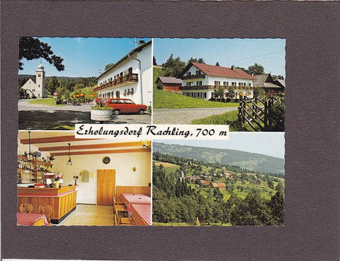 AK Rachling 24a. Gasthof und Pension Höllerhansl. Inh. Herrich u. Annemarie Ganster.