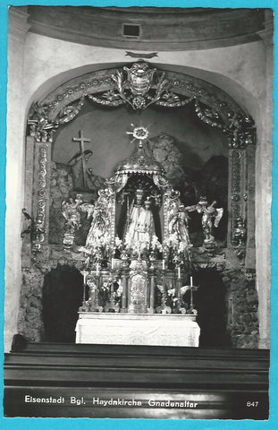 AK Eisenstadt. Haydnkirche. Gnadenaltar.