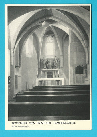 AK Eisenstadt. Domkirche. Familienkapelle.