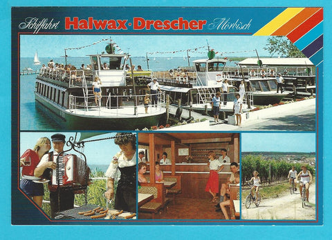 AK Mörbisch/Neusiedlersee. Schiffahrtsbüro Halwax-Drescher.