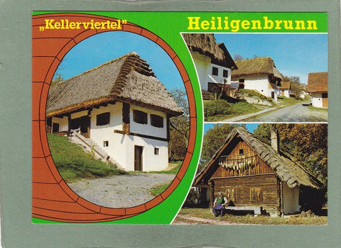 AK Heiligenbrunn „Kellerviertel“.