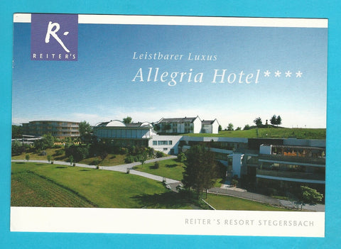 AK Stegersbach. Allegria Hotel. Reiter's Resort.