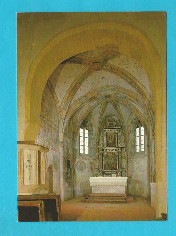 AK Freistadt Rust. Fischerkirche. Pankratiuschor mit mittelalterlichen Fresken.