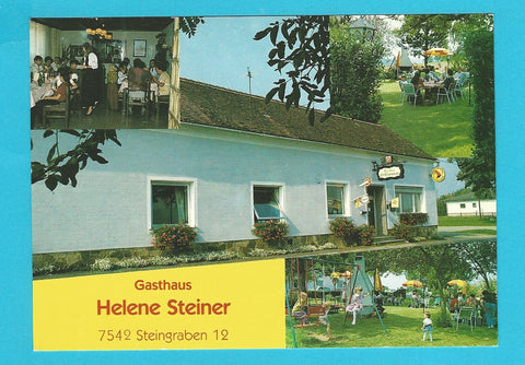 AK Güssing. Steingraben. Gasthaus Helene Steiner.