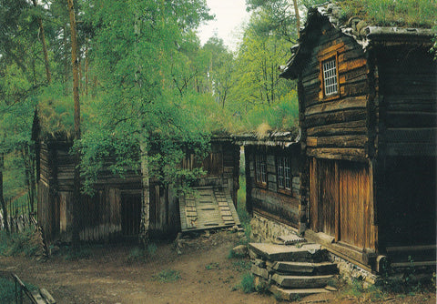 AK Oslo. Norsk Folkemuseum. Husmannsplassen...