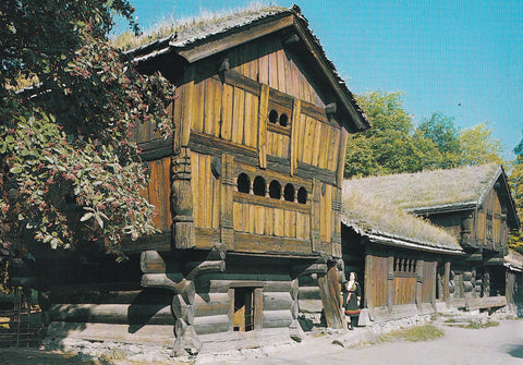 AK Oslo. Norsk Folkemuseum. Fra Setesdal.