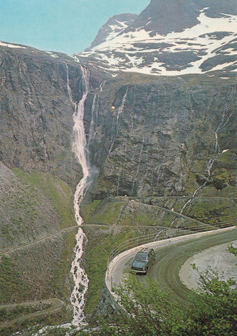 AK Norge: Romsdal Stigfossen.