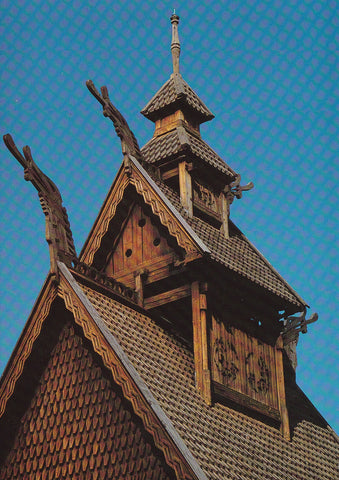 AK Norsk Folkemuseum. Oslo. Gol Stavkirke.