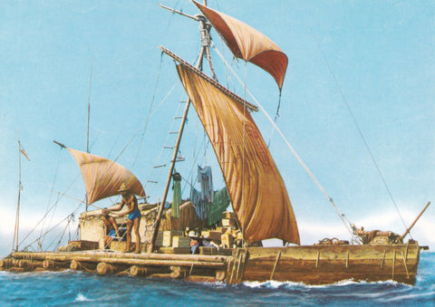 AK The Kon-Tiki Expedition 1947.