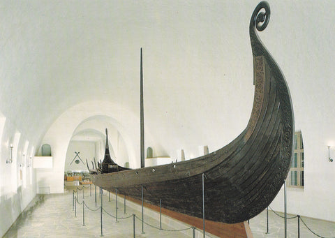 AK Oslo. The Viking Ships Museum. Osebergskipet.