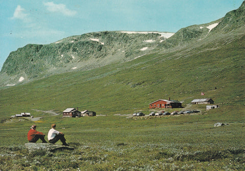 AK Prestholtseter med Hallingskarvet. Geilo.