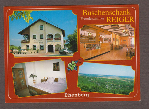 AK Eisenberg an der Pinka 182. Weinbau Buschenschank Fam. Reiger.