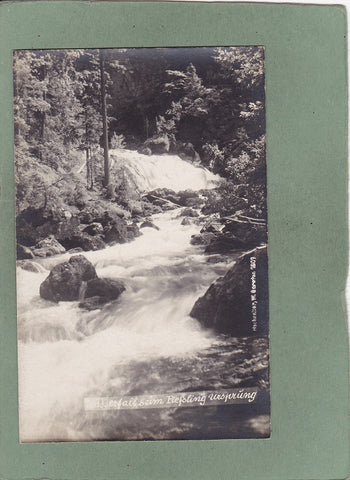 AK Wasserfall beim Pießling Ursprung.