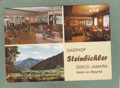 AK Molln im Steyrtal. Gasthof Steinbichler. Disco Jamara. Molln 72.