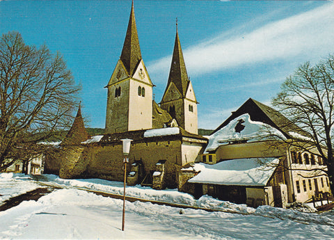 AK Diex. Pfarrkirche 15. Jh. Wehrgalerie.