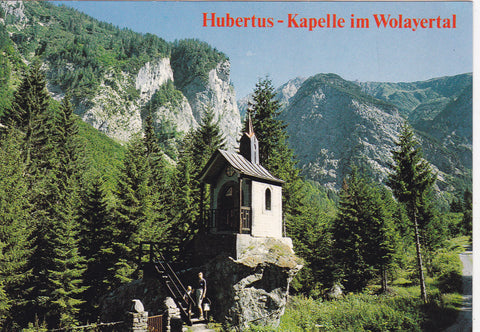 AK Hubertus-Kapelle im Wolayertal. Birnbaum Lesachtal.