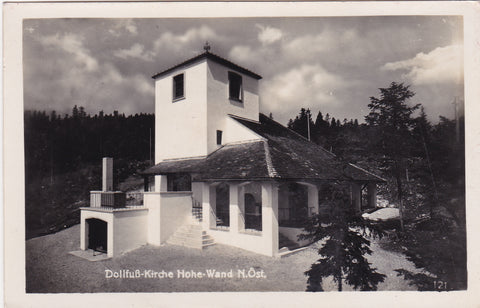 AK Dollfuß-Kirche. Hohe Wand. (1937)