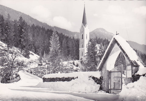 AK Motiv aus Weissbriach. Evangelische Kirche.