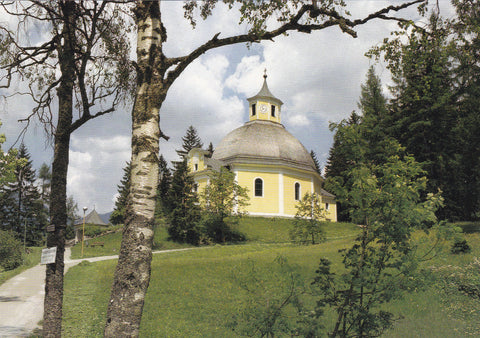 AK Pfarr- und Wallfahrtskirche Maria vom guten Rat in Böckstein an der Tauernbahn.