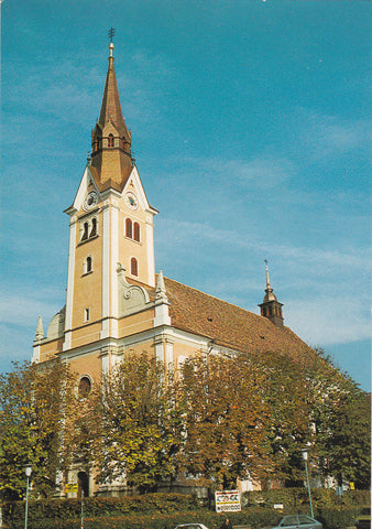 AK Stadtpfarrkirche Gleisdorf.