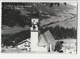 AK Hollbruck. Alpengasthof und Kirche. Blick ins Drautal.