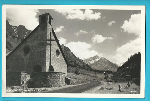 AK Kirche in Langen am Arlberg.