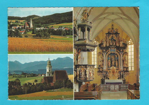 AK Zell am Pettenfirst. Gotische Pfarrkirche.