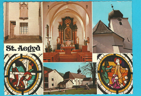 AK Pfarrkirche St. Aegyd am Neuwalde.