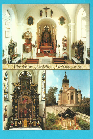 AK Artstetten. Pfarrkirche.