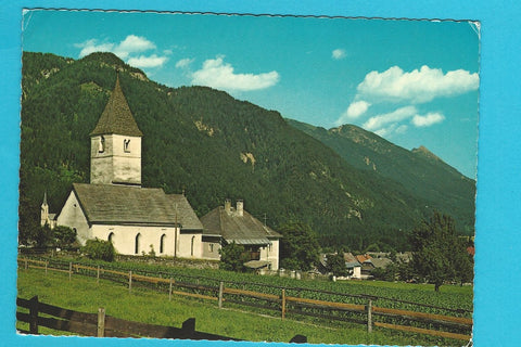 AK Grüße aus Weißbriach. Motiv mit Katholischer und Evangelischer Kirche.