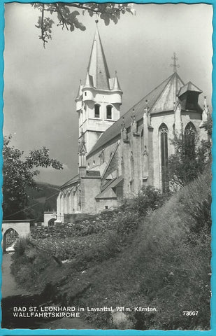 AK Bad St. Leonhard. Wallfahrtskirche.