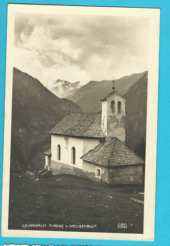 AK Gripperalm. Kirche bei Heiligenblut.