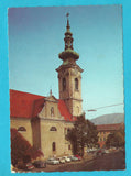 AK Hainburg, Kirche und Hauptplatz.