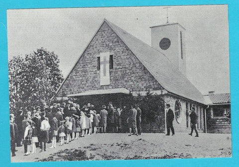 AK Petruskirche Fischamend. Evangelische Pfarrgemeinde. Einweihung 7. Mai 1964.