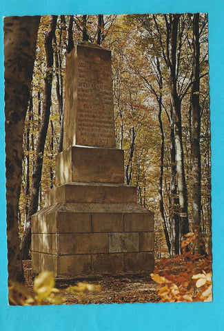 AK Josef Schöffel - Retter des Wienerwaldes Denkmal am Naturlehrpfad Purkersdorf.