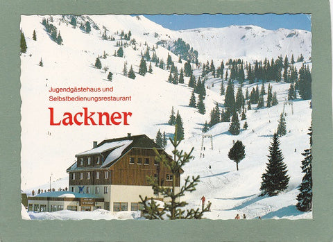 AK Jugendgästehaus und Selbstbedienungsrestaurant Lackner.