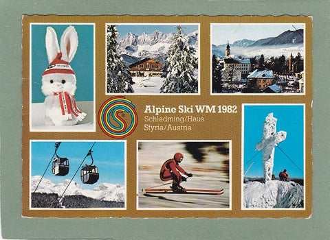 AK Alpine Ski WM 1982 Schladming/Haus.