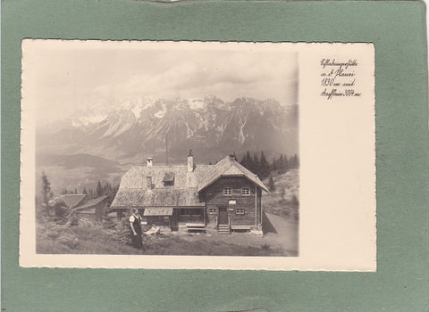 AK Schladmingerhütte a. d. Planai mit Dachstein.