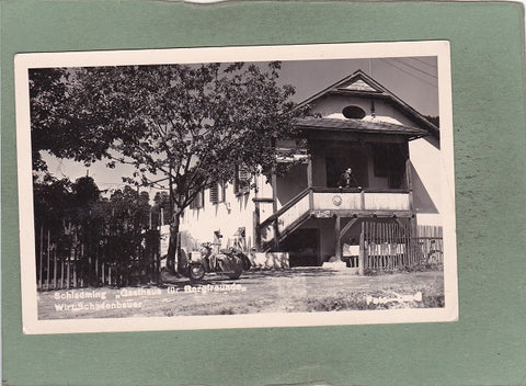 AK Schladming „Gasthaus für Bergfreunde“ Wirt Schadenbauer.