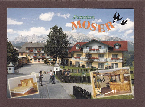 AK Rohrmoos/Schladming. Pension Moser. Familie Stocker. Reiterkreuzweg 44.