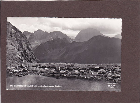 AK Schladminger Tauern. Krugeckscharte gegen Golling. (1956)